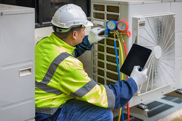 Professional Hvac Installation technician working in Hiram, GA